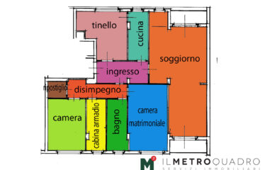 MONZA SAN BIAGIO: AMPIO APPARTAMENTO AL PIANO QUARTO