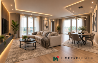 VEDANO AL LAMBRO: ATTICO CON TERRAZZI E SOLARIUM